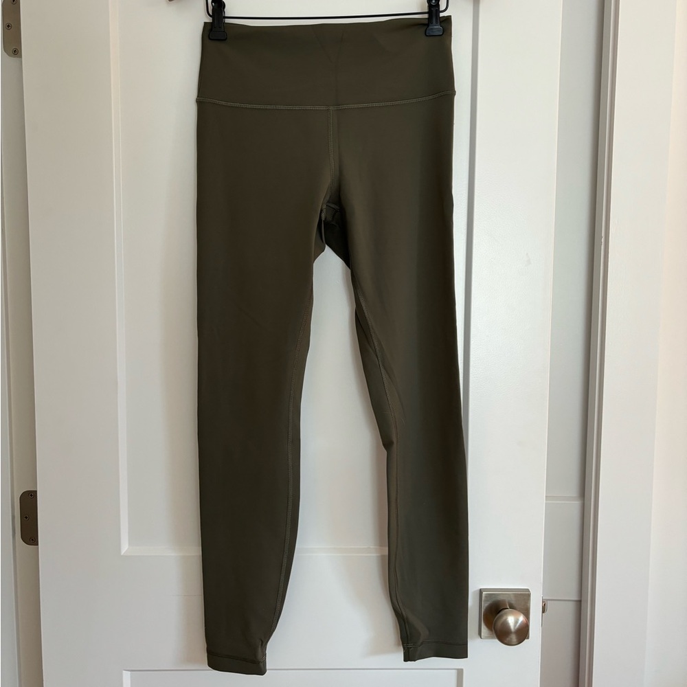 lululemon athletica Olive Green High-Rise Leggings